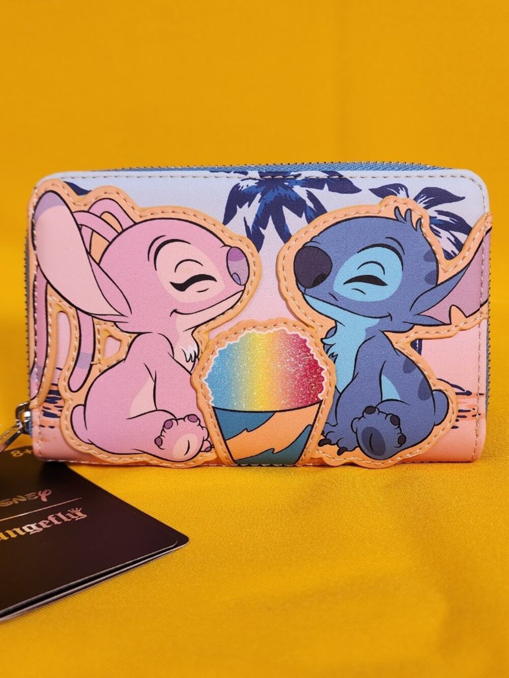 Loungefly Lilo and Stitch Snow Cone Stitch and Angel Date Night Summer Wallet